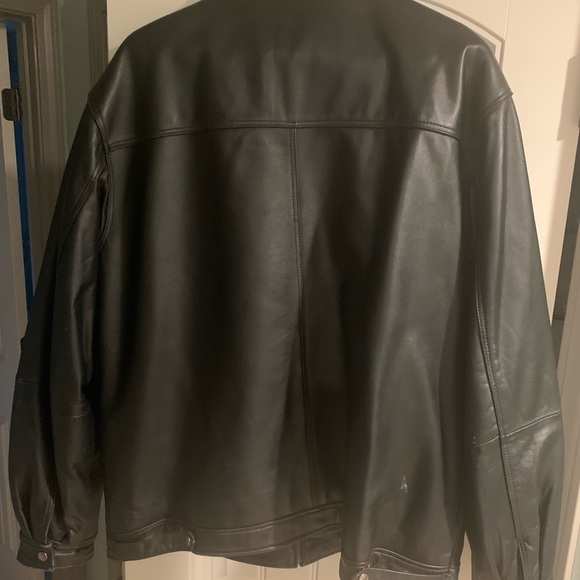 Northern Explorer Black Genuine Leather Jacket - Picture 2 of 4